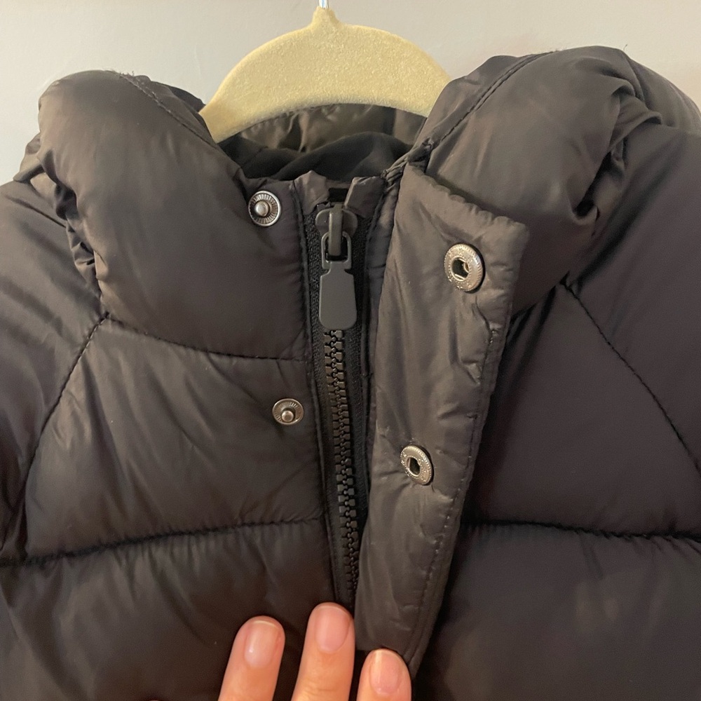 ZARA Kids Black Puffer Jacket - Picture 4 of 9